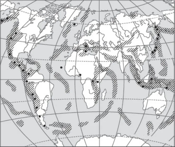 Зоны землетрясений и вулканов. Нанести на контурную карту районы землетрясений на земле. Районы землетрясений на земле штриховка на контурной карте. Нанести на контурную карту штриховкой районы землетрясений на земле. Зоны землетрясений и вулканизма.