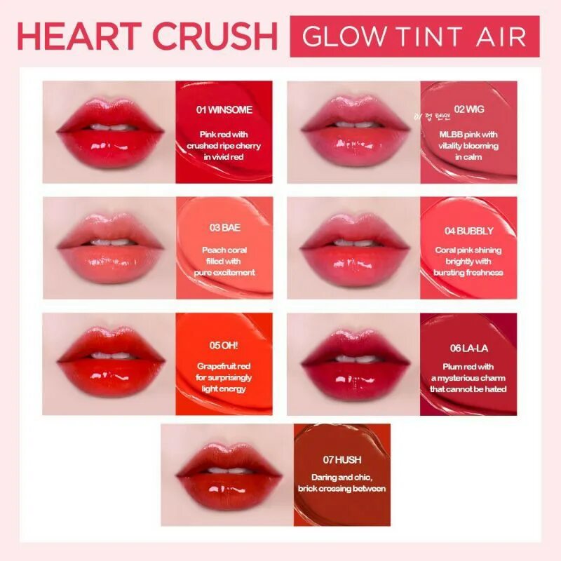 Holika holika heart crush glow tint. Holika holika heart crush glow. holika holika heart crush. помада холика холика heart crush. holika holika тинт.