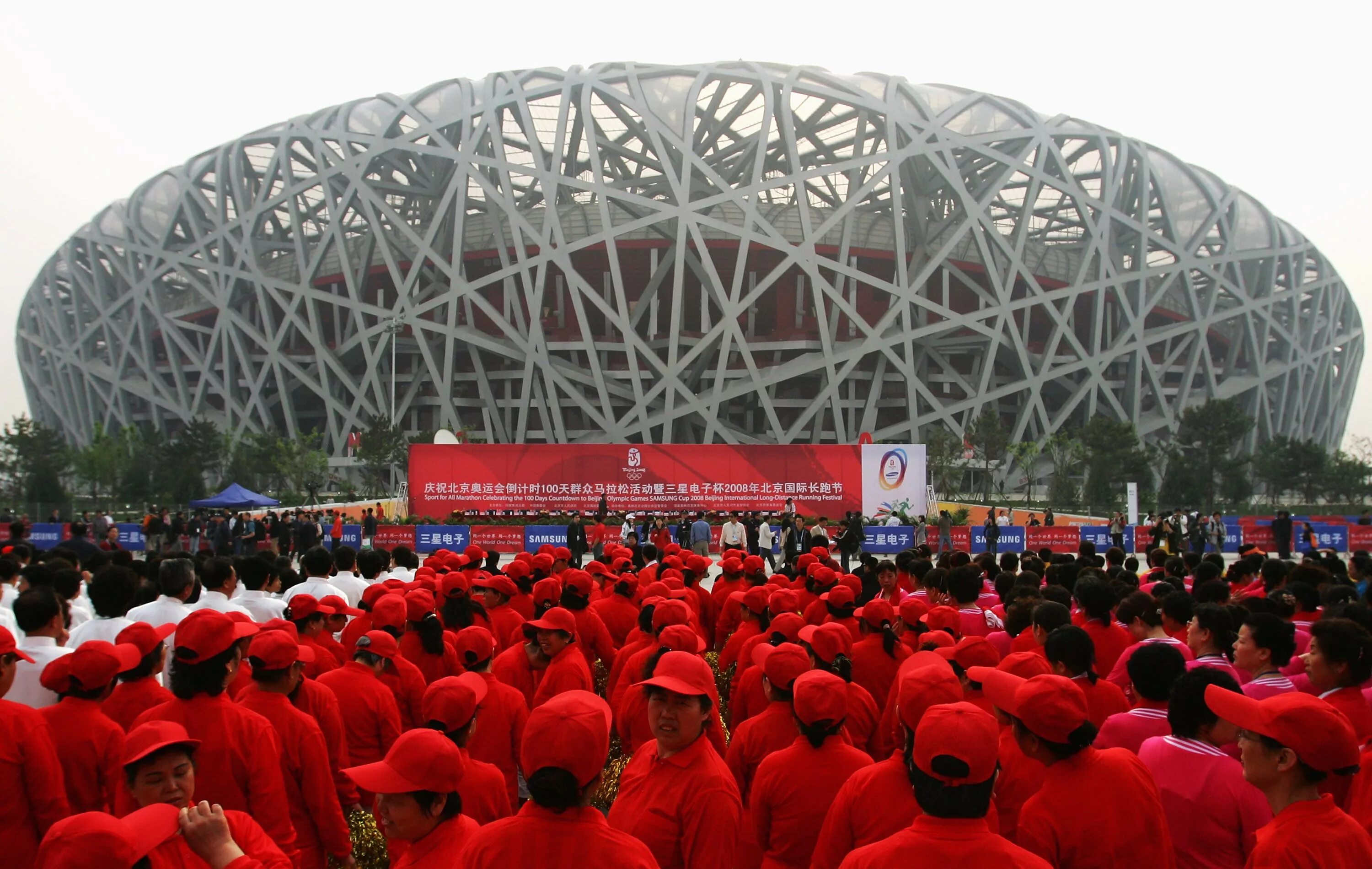 Стадионы китая. Beijing National Stadium (Пекин, Китай, 2008). Стадион Птичье гнездо в Пекине.