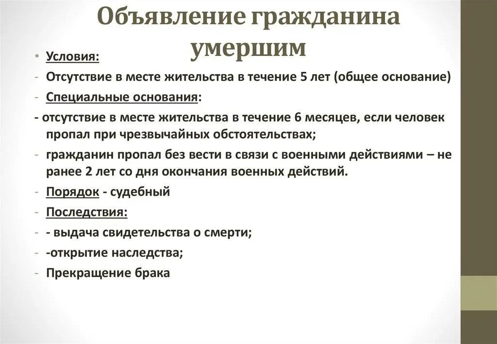Как оформлять умершего