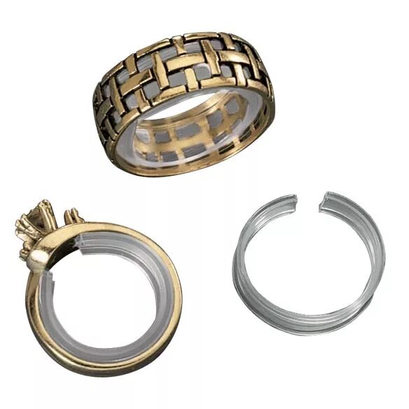 кольцо со вставкой. кольцо после уменьшения. уменьшение размера кольца с камнем. Ring sizer для ювелирных колец силиконовые вставки. уменьшение размера кольца с камнем.