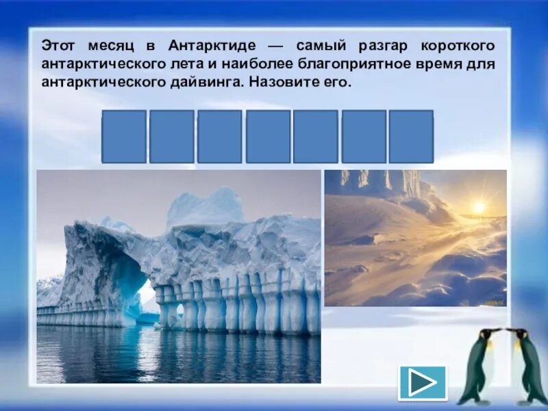 Тест по географии 7 класс тема антарктида