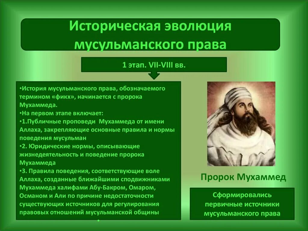 Мусульманские правовые источники