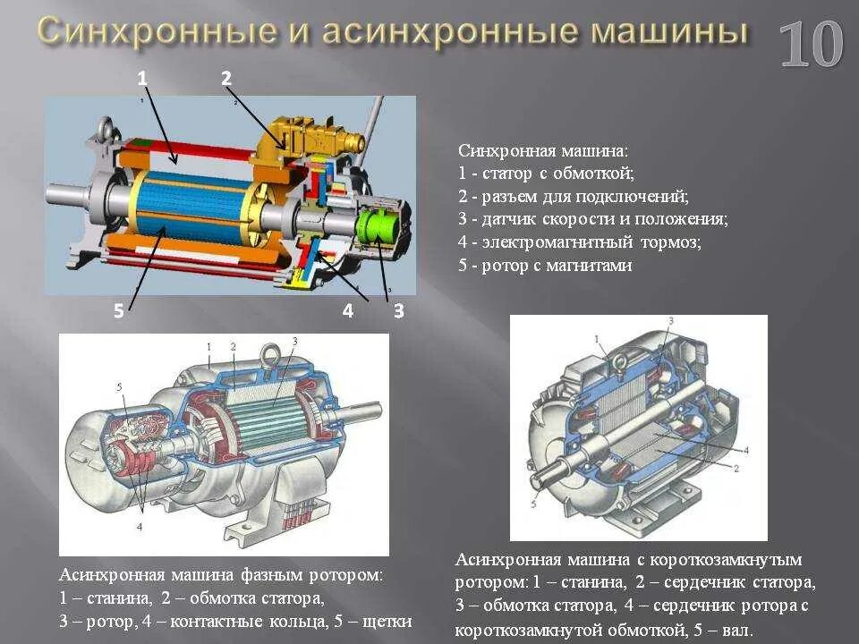 Какие преимущества электродвигателя. Разница конструкции синхронного и асинхронного двигателя. Электродвигатель переменного тока ротор асинхронного тока. Конструкция роторов синхронных двигателей и асинхронных двигателей. Различие между синхронным и асинхронным электродвигателя.