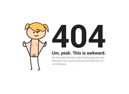 404 page redirect landing splash characters.