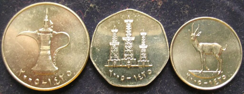 Сколько дирхам в тенге. Оаэ 25 дирхам. 25 филсов оаэ. монета с оленем арабские эмираты.