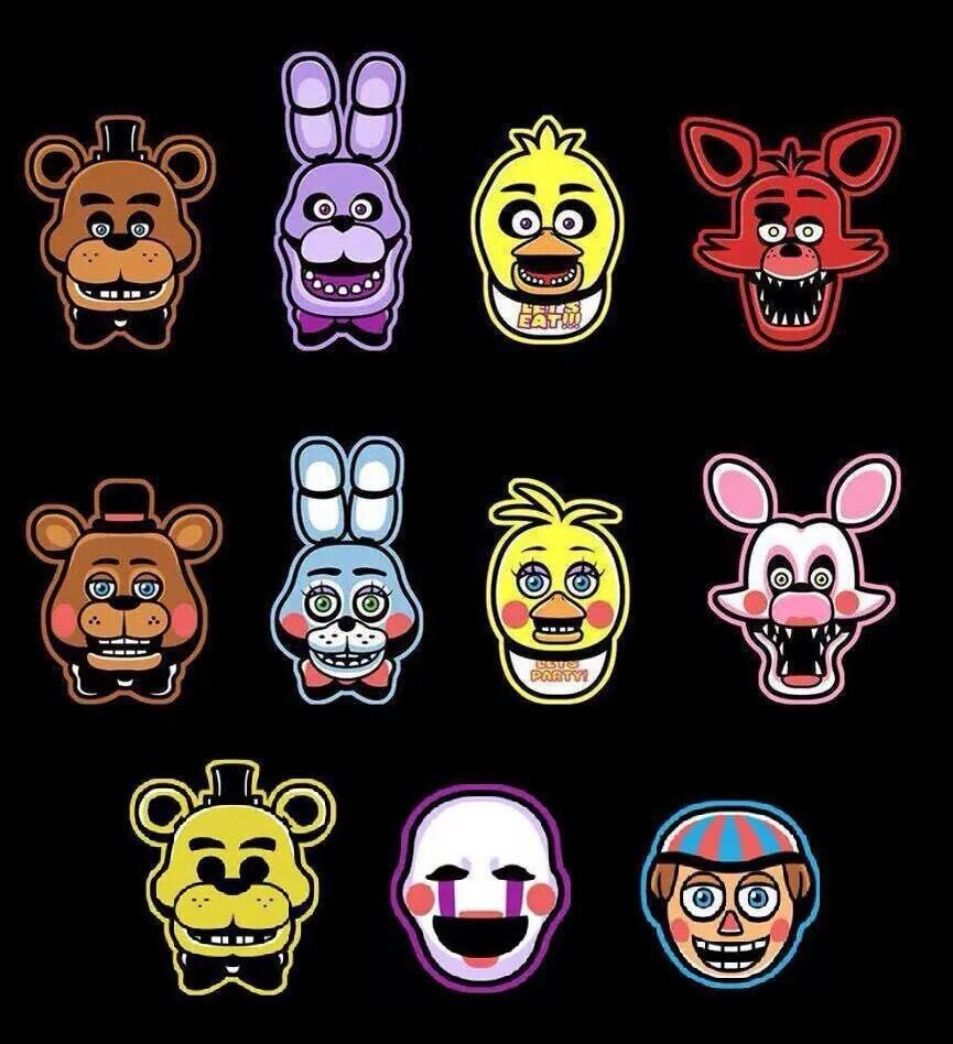 Fnaf stickers. Стикеры Фредди ФНАФ. Наклейки ФНАФ. Наклейки АНИМАТРОНИКОВ. Стикеры АНИМАТРОНИКИ.