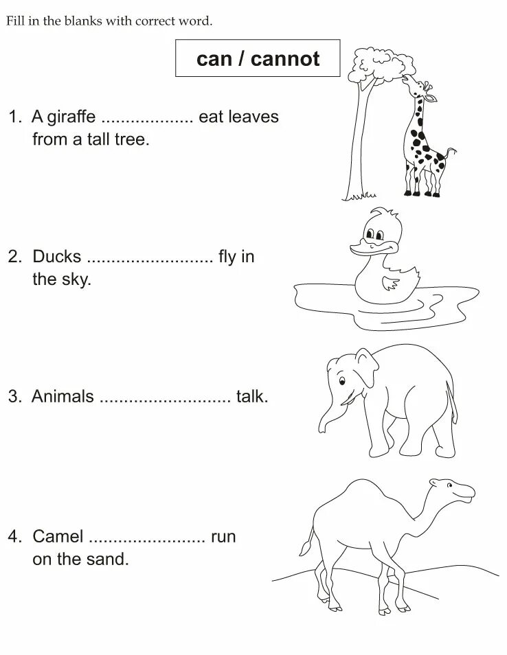 Fill in natural animal. Can Worksheet. Can can't Worksheets. Animals can can't Worksheets for Kids. Cant cant Worksheets.