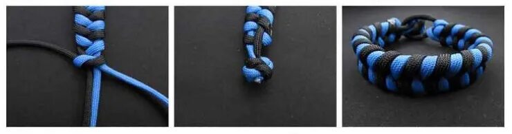 Unisex Paracord Bracelet-Digital Red