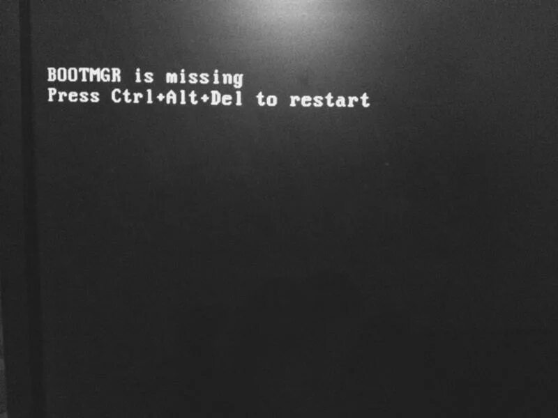 Bootmgr is missing Press Ctrl+alt+del to restart. Press Ctrl+alt+del. Boot is missing Press Ctrl+alt+del. Bootmgr is missing Press Ctrl+alt+del to restart что делать. Press to reboot