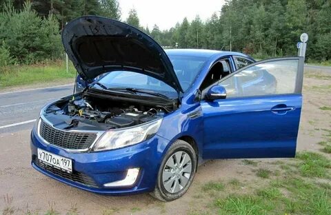 Открытие капота автомобиля