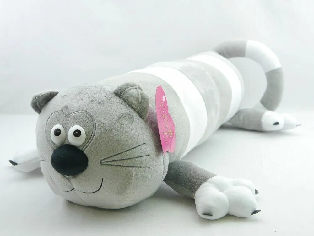 Подушка кот батон. Игрушка кот батон. Плюшевый кот батон. Кот батон мягкая игрушка. Игрушка кот батон 150.