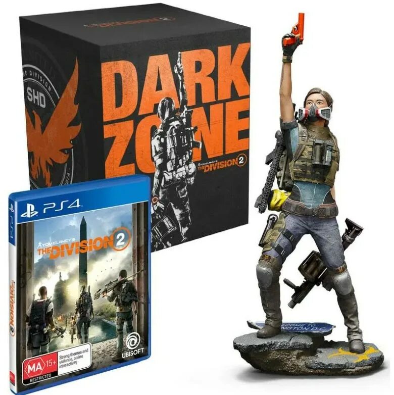 The Division 2 коллекционное издание. Tom Clancy's the Division 2 фигурка. Фигурка Tom Clancy's: the Division 2 Collectors Edition. Tom Clancy's Division 2 коллекционка.