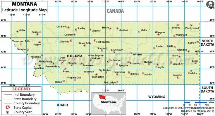 Map latitude longitude