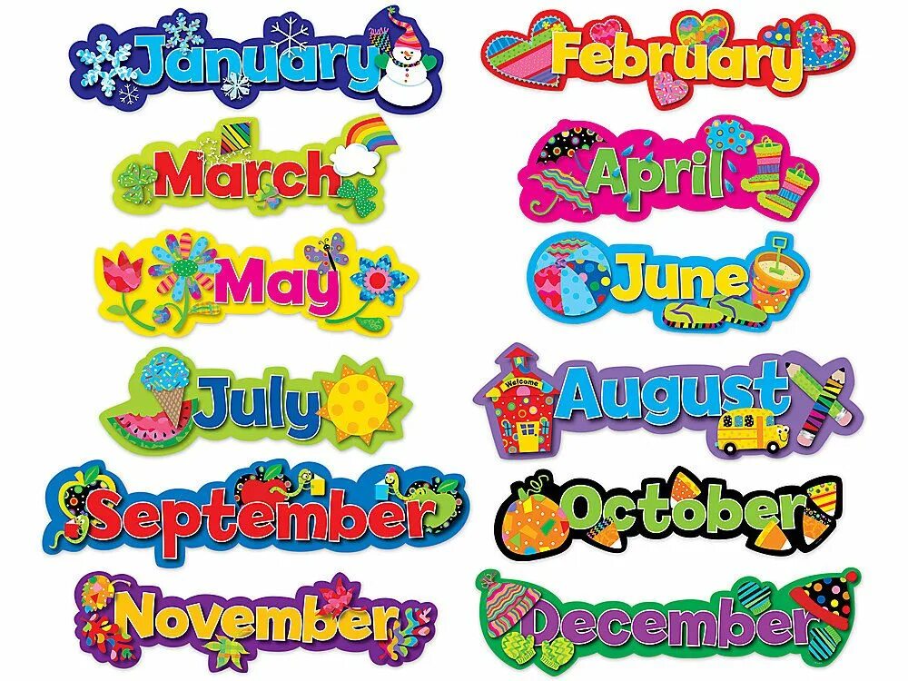 Month of giving. Months of the year. 12 Months of the year. Months of the year Clipart. Картинка months.