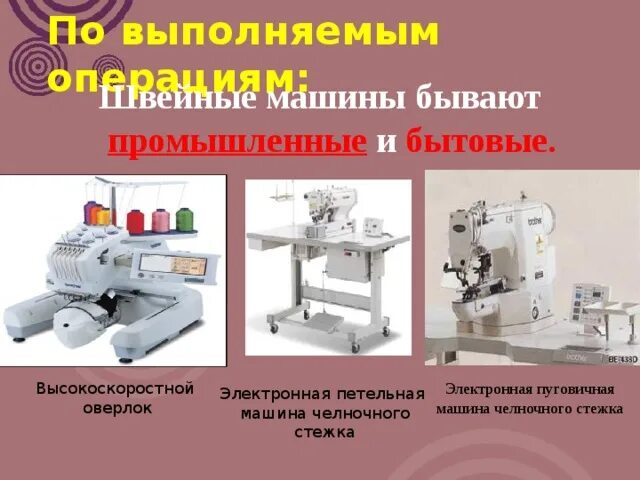 Какие операции можно выполнять с швейными машинами. Специальные и специализированные швейные машины. Характеристика швейной машины. Какие операции можно выполнять с швейными машинами. Части швейнойммашинки.
