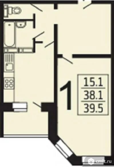 Квартиры дск воронеж планировка 2-комнатная квартира 55,46 кв.м Цена ДСК! Воронеж Доска объявлений Камелот