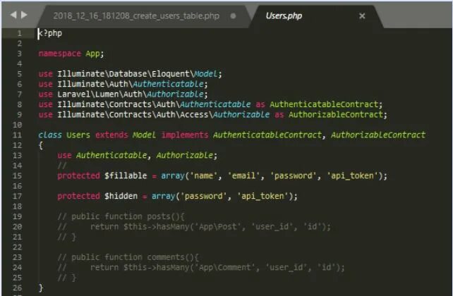 Rest api token