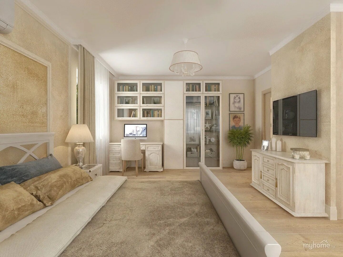 Ознакомьтесь с моим проектом @Behance: "Bedroom" https://www.behance.net/gallery