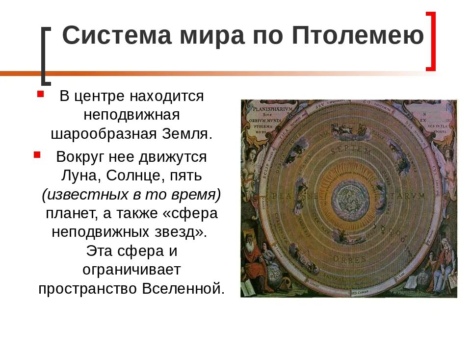Геоцентрическая система птолемея это