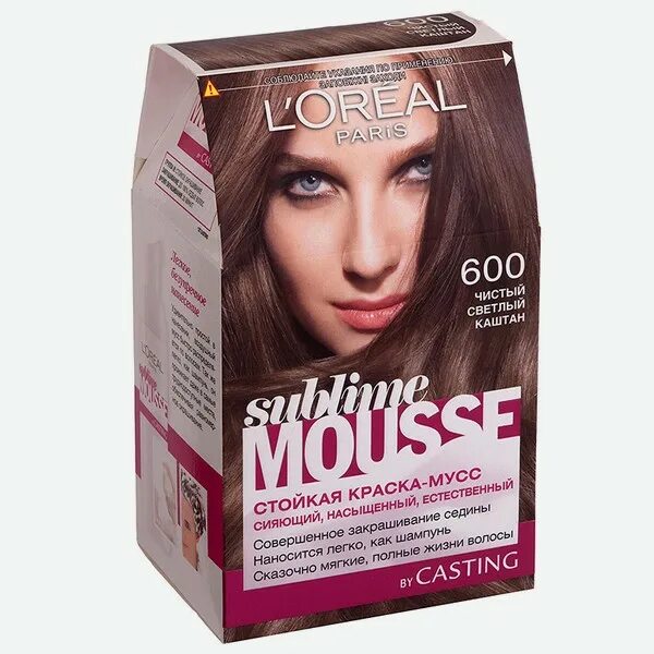 Краска loreal для волос мусс оттенки. Лореаль экселанс светлый каштан. Светлый каштан краска для волос лореаль. Лореаль очень светлый каштан. Краска для волос светло каштановый 600.