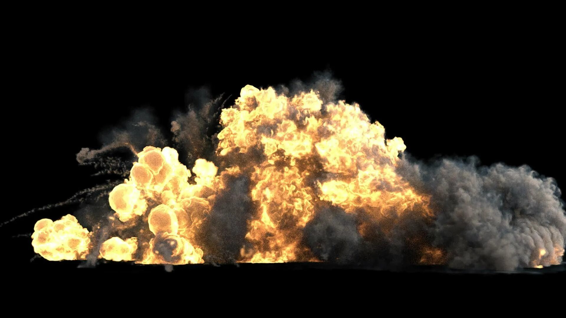 Control explosion. Control explosion