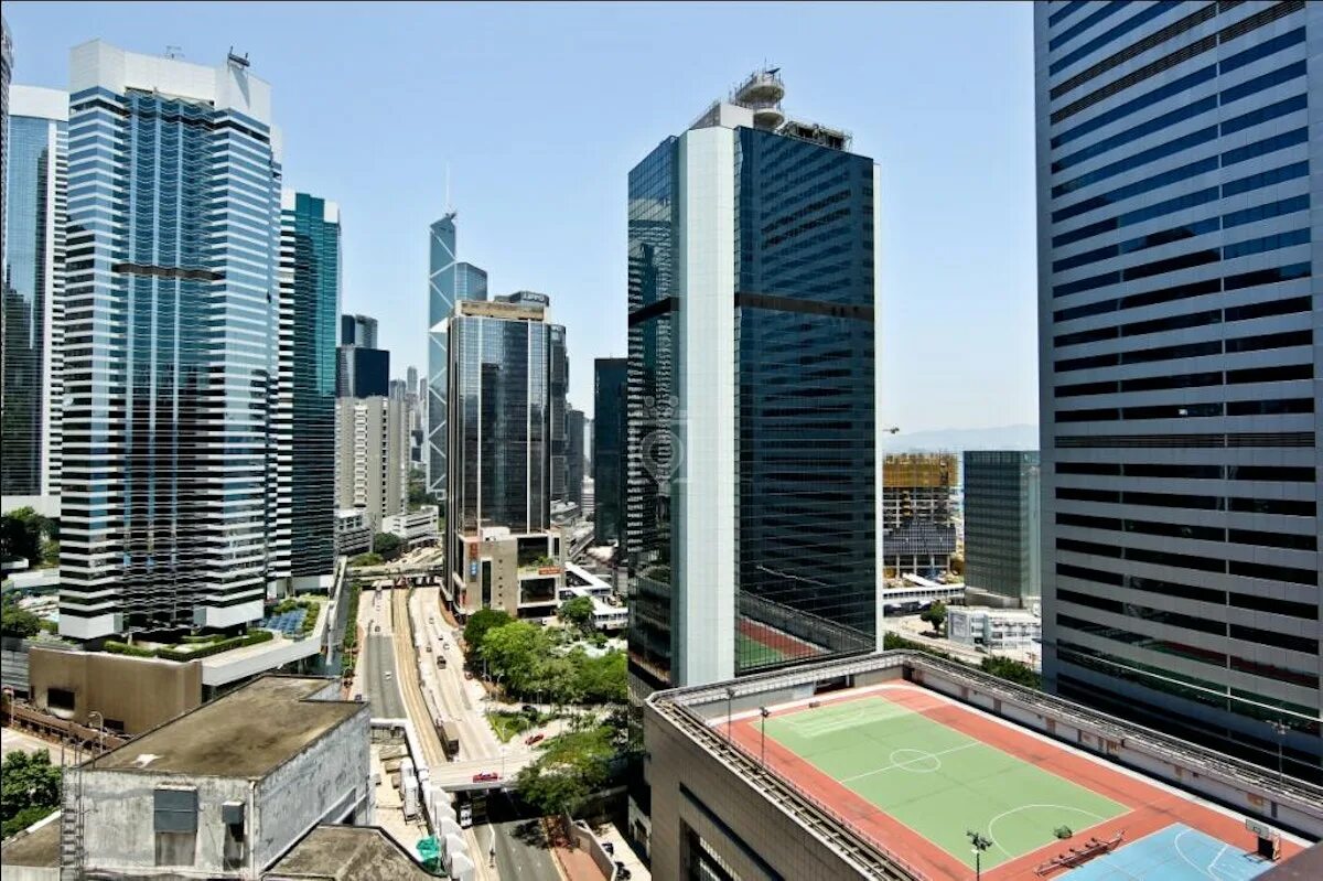 Международный финансовый центр гонконга. Wan chai гонконг. гонконг, cnt tower 338 hennessy road,wanchai, hong kong.. офисной башни «центр в гонконге».