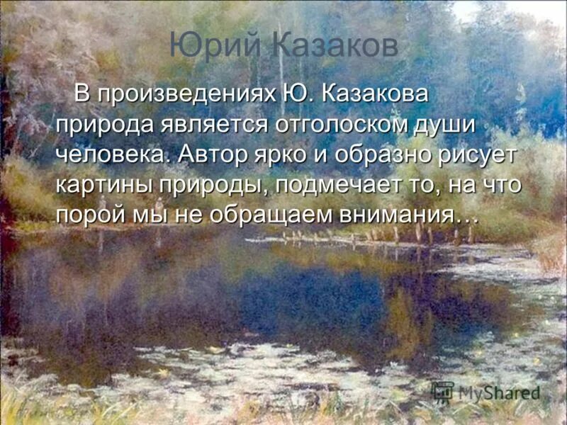 Тест по рассказу казакова тихое утро