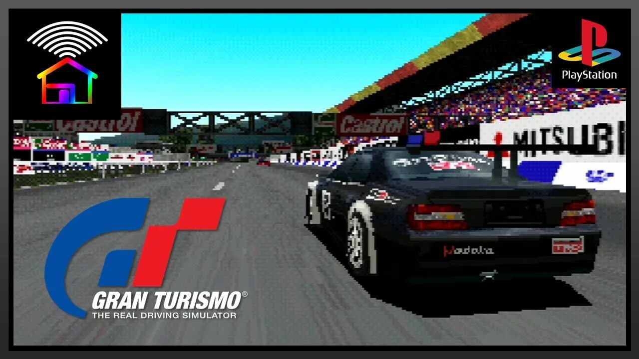 Gran Turismo 1997 Скриншот. Gran Turismo 1997 коробка американской версии.