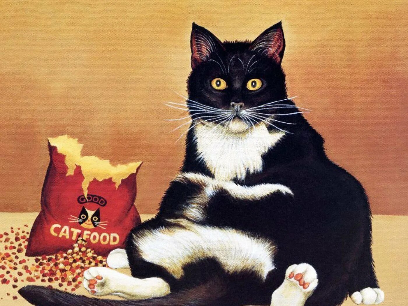 Лоуэлл Эрреро коты. Лоуэлл Эрреро картины. Кошка иллюстрация. Кошка арт. Смешные открытки с котом