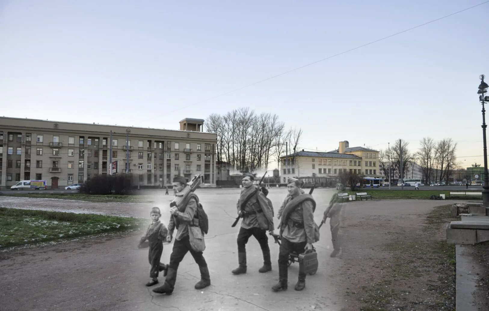 Связь времен группа. Кировская площадь Ленинград. Санкт-Петербург 1941.