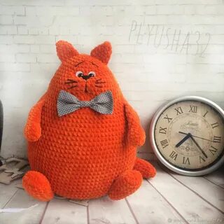Плюшевые коты связать