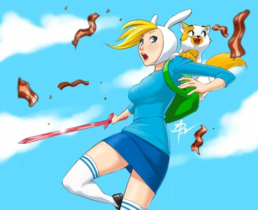 Фионна и кейк. Adventure time Fionna Art. Фиона и кейк. Fionna the Human (Adventure time).