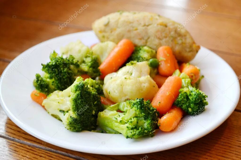 Гарнир из цветной капусты. Диетические столы. Овощные диетические блюда стол 5. Шницель с гарниром из овощей. Рецепты блюд диетического стола