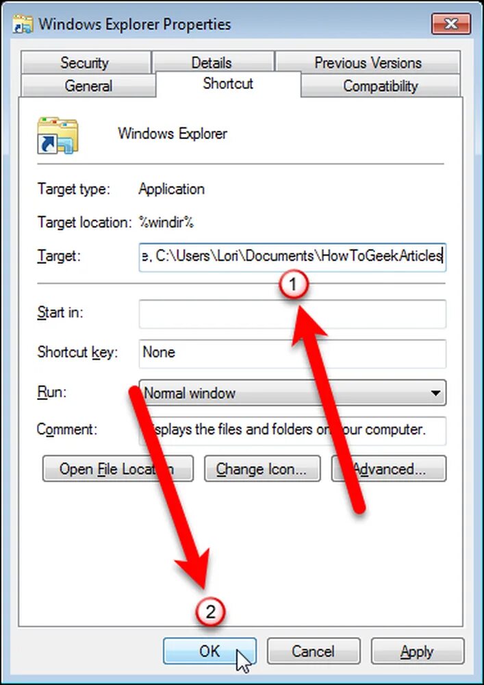 Target property. Windows target. properties windows. properties target. windows properties security.