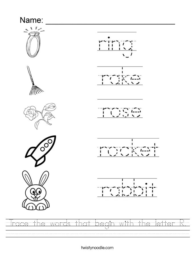 Tracing r