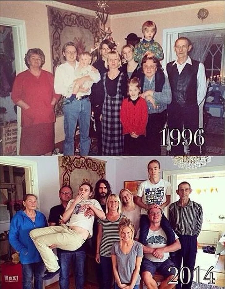 Фото через года. Люди спустя много лет. Фото спустя 20 лет. Семья через 20 лет. Фото спустя несколько лет.