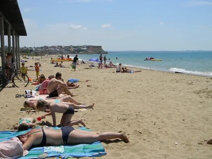 Пляжи крыма люди