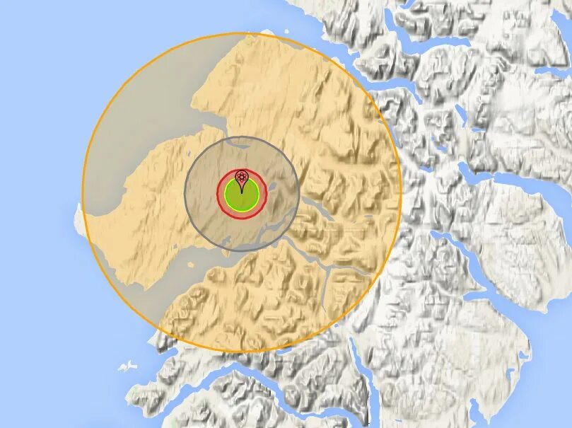 Место ядерного взрыва. Новая земля царь бомба место взрыва на карте. Новая земля ядерный полигон царь бомба. Места ядерных взрывов на новой земле. Испытание водородной бомбы на новой земле карта.