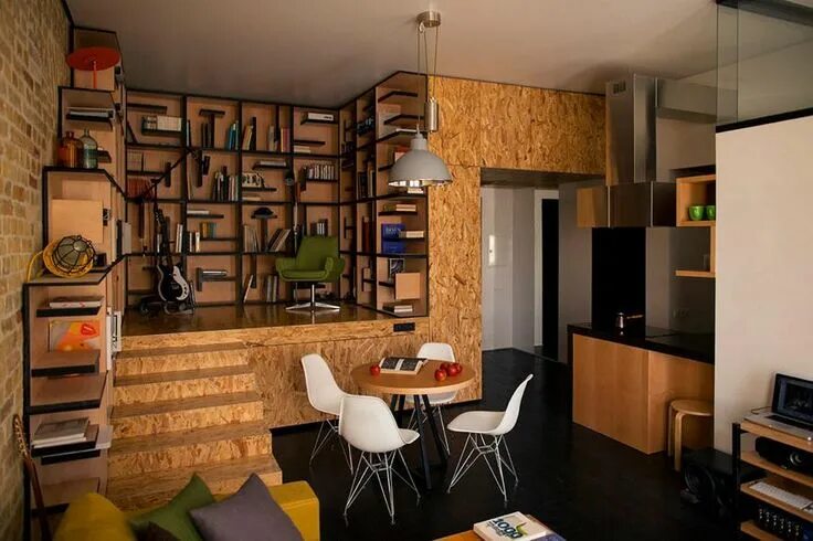Decoración de interiores modernos Dining room design, Small apartment interior, 