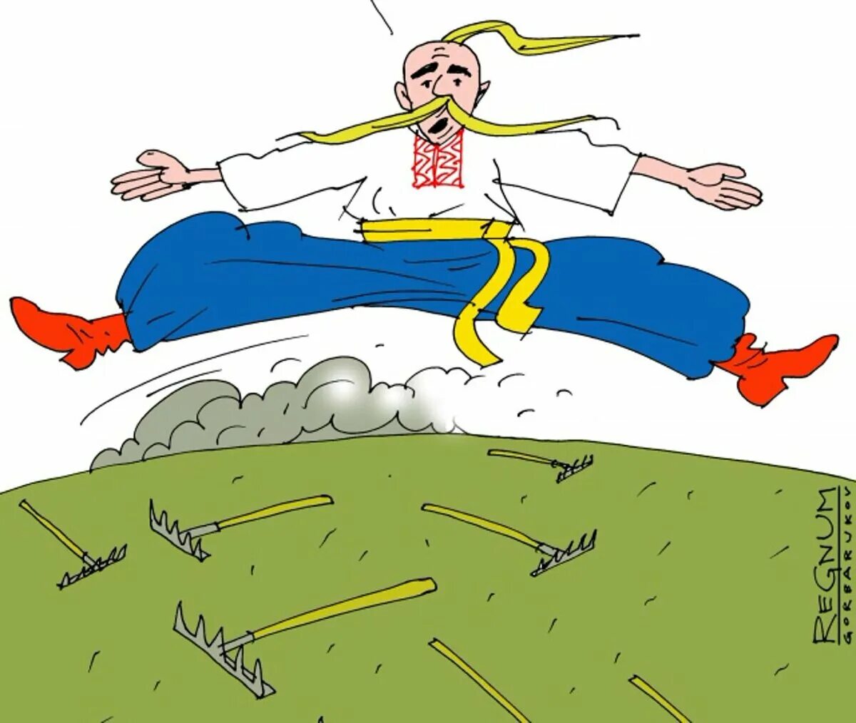 Карикатуры на Украину. Карикатуры на украинцев. Карикатура на уркаинца.