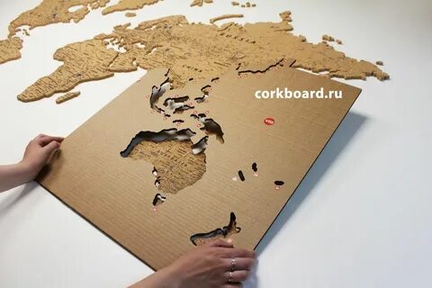 Карта пробки стену