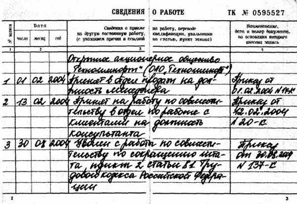 Общие сведения о работе л с