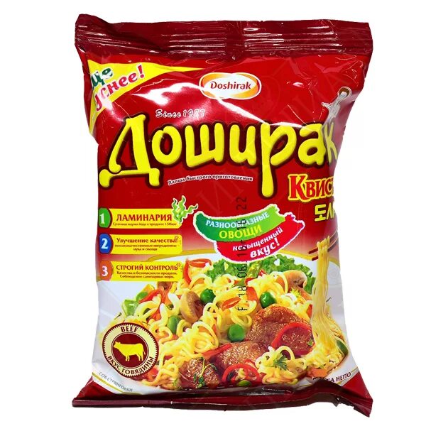 Доширак Квисти 70гр. Доширак Квисти лапша со вкусом говядины 70гр. Лапша доширак Квисти говядина 70г. Doshirak лапша со вкусом говядины Квисти 70 г.