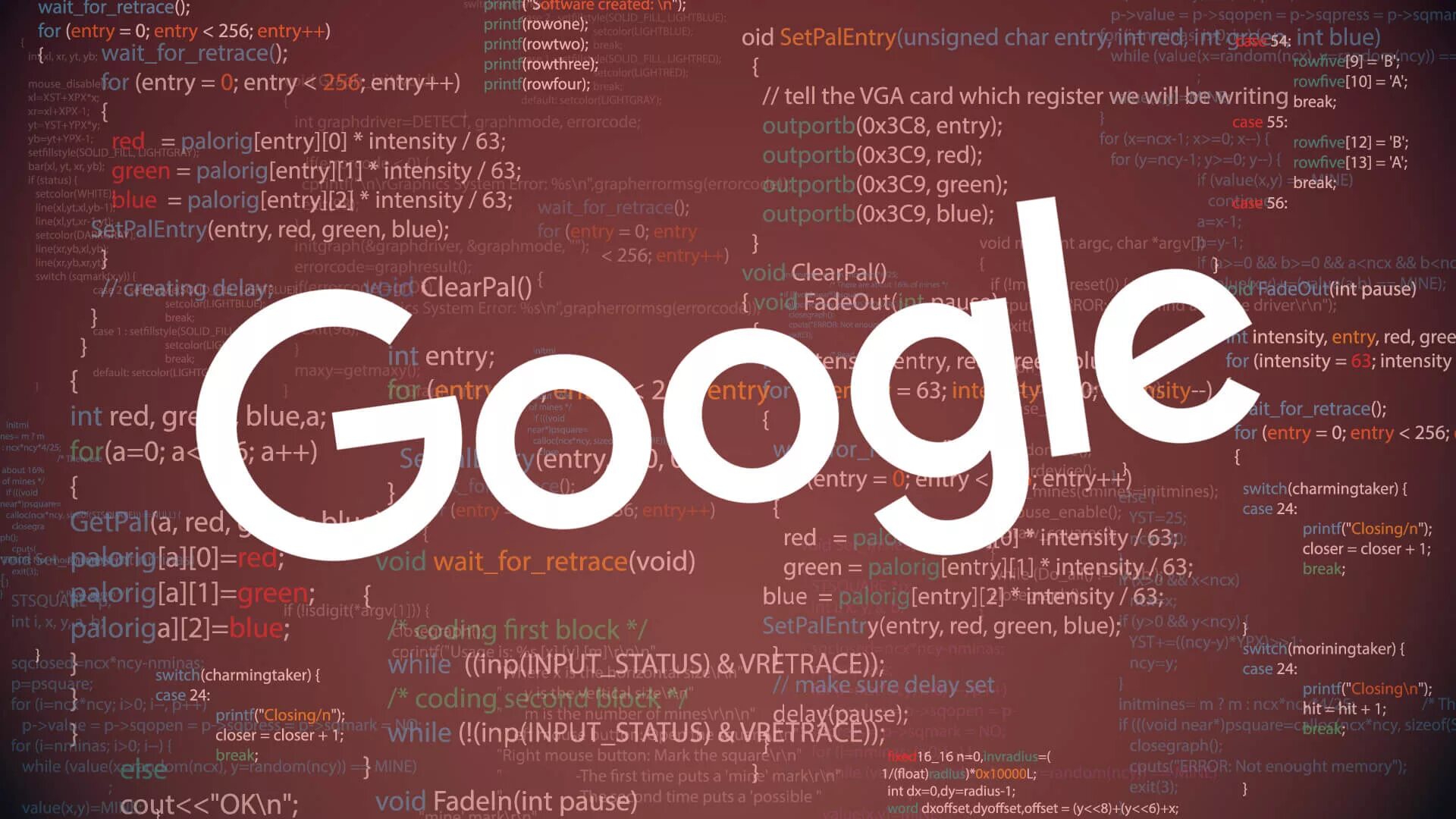 Google coding
