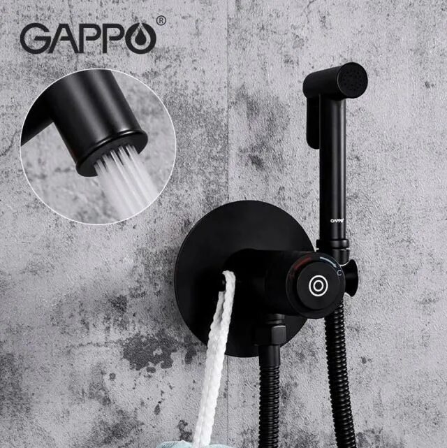 Смеситель с гигиеническим душем Gappo g7288.