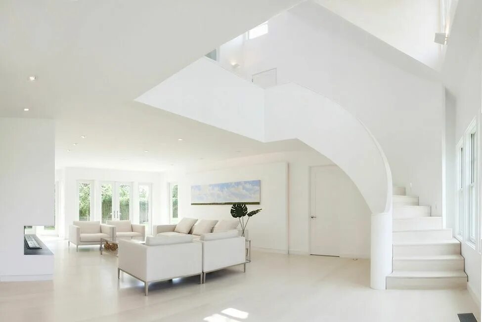 Sea Shell Residence interior by Lanciano Design HomeDSGN White interior design, 