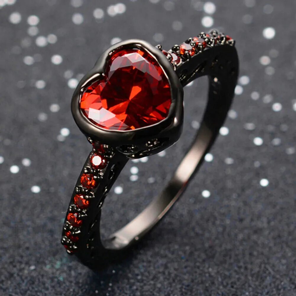 Сколько стоит кольцо с красным сердцем