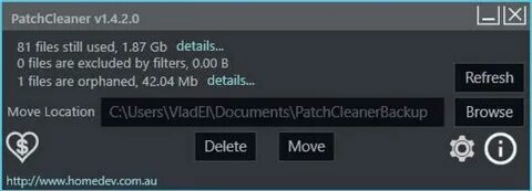 Install clean up
