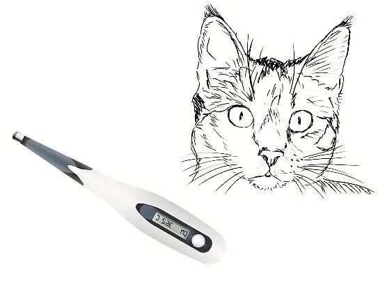 Температура кошки 39 5. Термометрия кота. Ушной термометр для кошек. Ректальный термометр для кошек. Кошка с градусником.